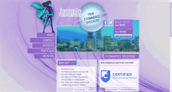 Desktop Screenshot of jamminwebdesigns.com